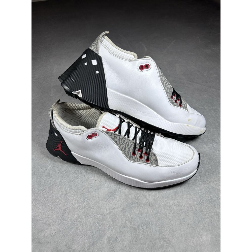 Nike Air Jordan ADG 2 Men’s Golf Shoes White Leather Sneaker Size 11.5